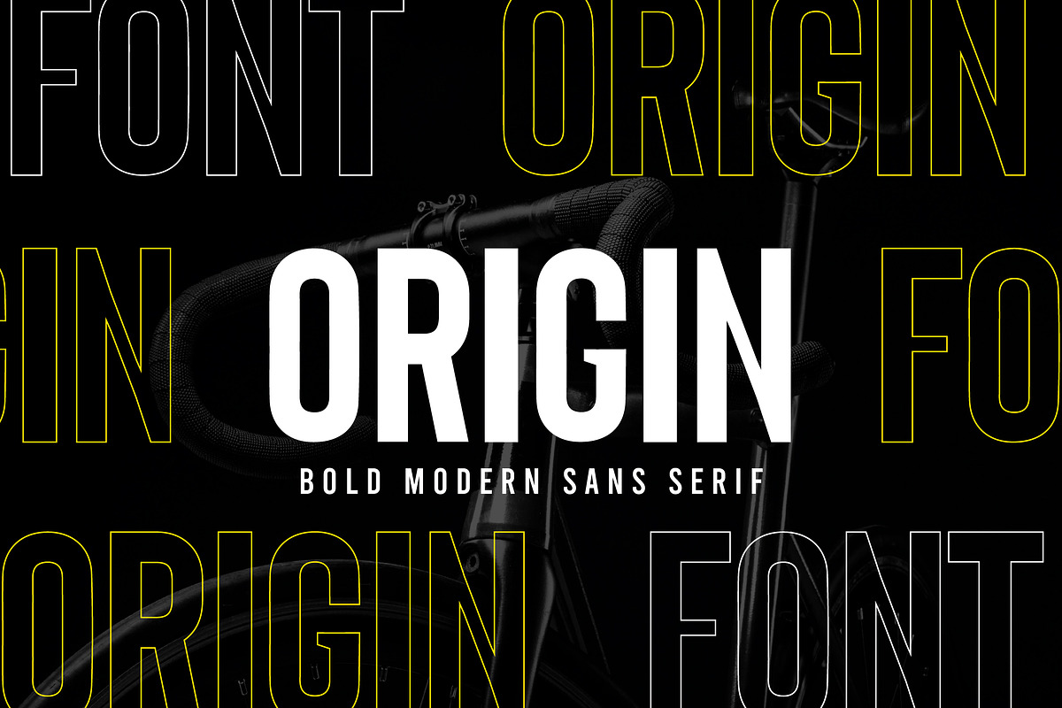 Origin - Bold Retro Sans Serif, a Sans Serif Font by CCS Type (Photo 1 of 11)