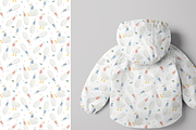 Cute Geese Bowling Seamless Patterns, a Pattern Graphic by tetiartline (Thumbnail 8 of 9)