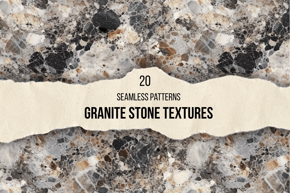 20 Granite Seamless Photo Textures, a Pattern Graphic by DigitaI Craft Corner (Photo 1 of 12)