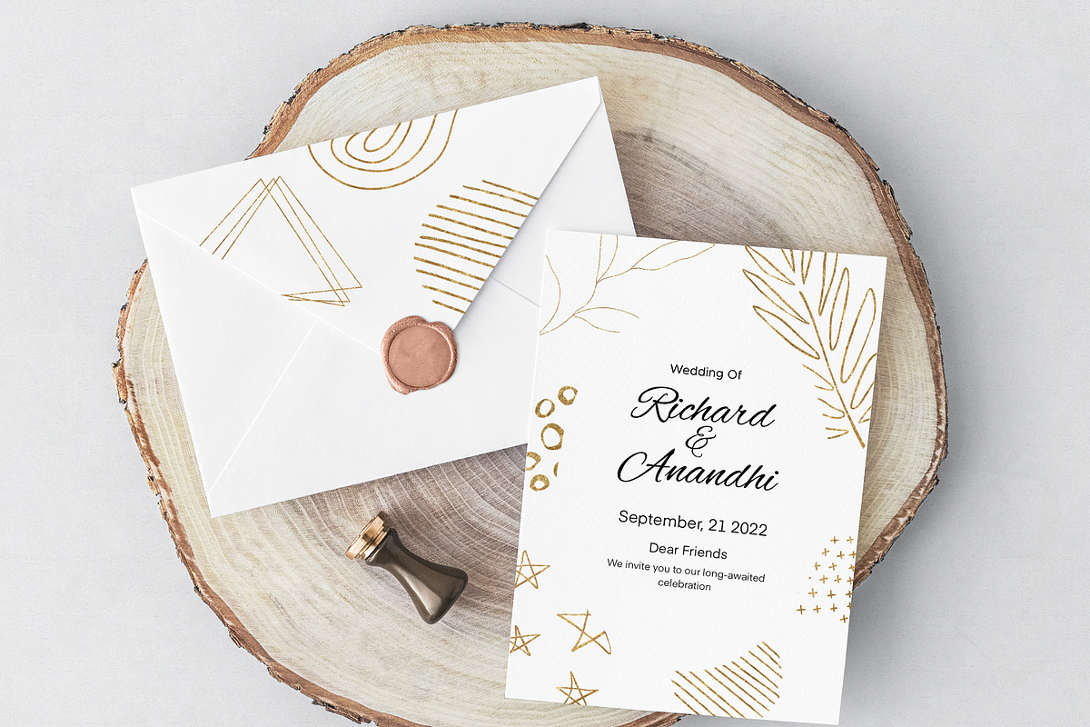 Gold Abstract Design Elements PNG, a Decorative Illustration by LuiDesignStudio (Photo 5 of 5)