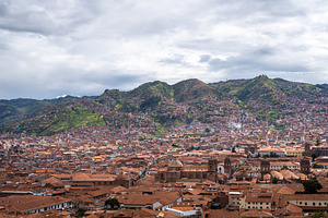 Panoramic View of Cusco, Peru, Surrounded by Andean Mountains, an Architecture Photo by GoodGoods