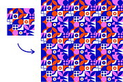 Neo Geo Abstract Geometric Pattern, a Pattern Graphic by ItsReksita Pattern (Thumbnail 2 of 10)