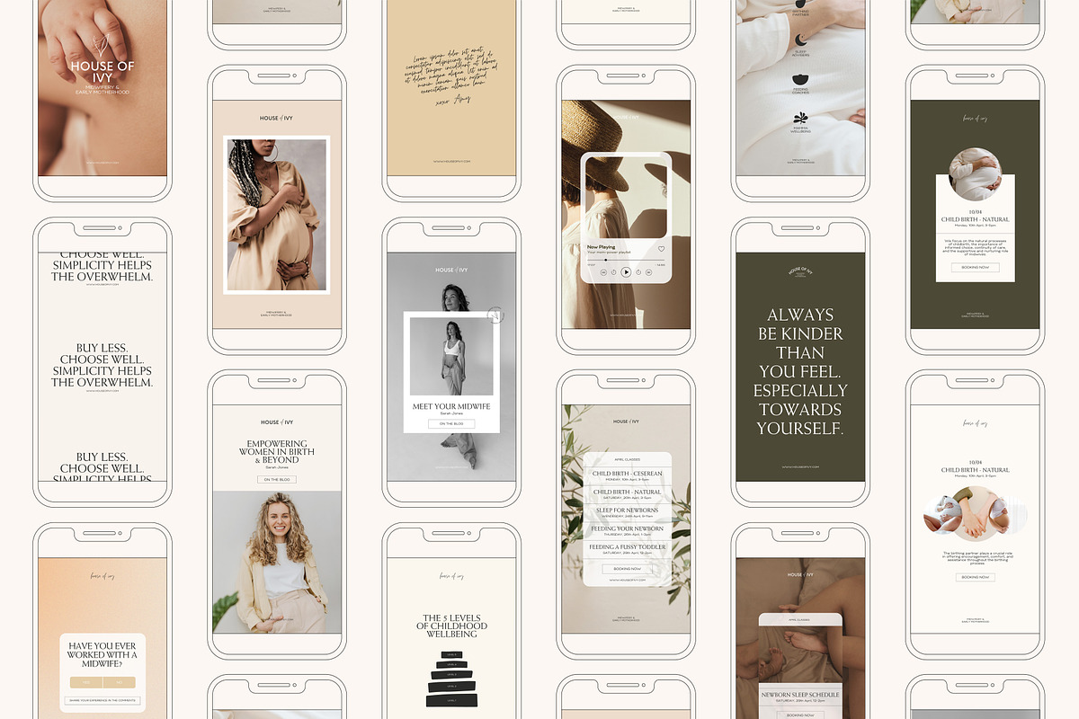 House Of Ivy - Social Media Kit, a Social Media Template by Moxi Crew (Photo 2 of 6)