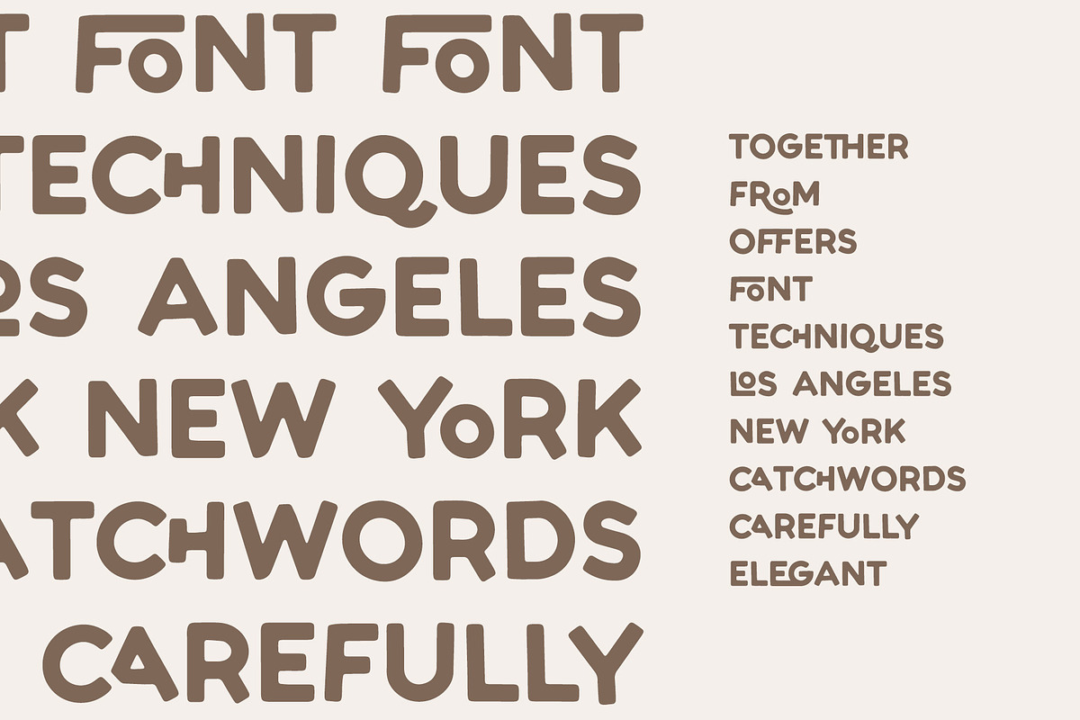 Nevada Retro Hand-Drawn Display Font, a Handwritten Font by Artcoast Std. (Photo 16 of 18)