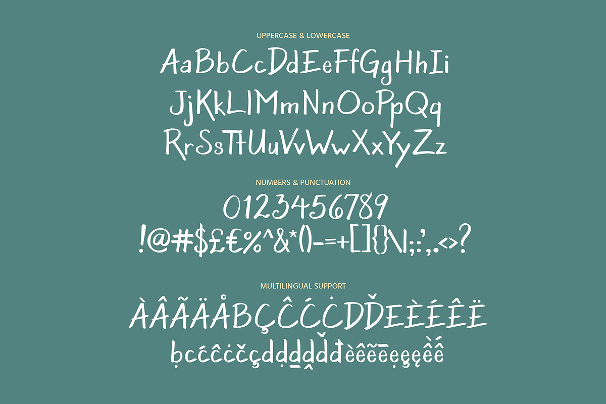 Galima Hand - handwritten font, a Handwritten Font by Font Infusions (Photo 2 of 11)