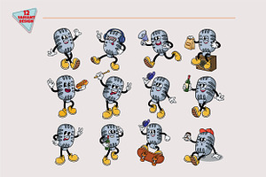Microphone Character Mascot