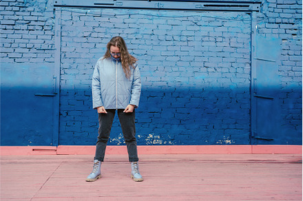 Portrait of a stylish woman in blue, a Person Photo by Jan Jack Russo Media