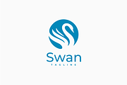 Swan Logo Template, a Branding & Logo Template by johnkent (Thumbnail 1 of 3)