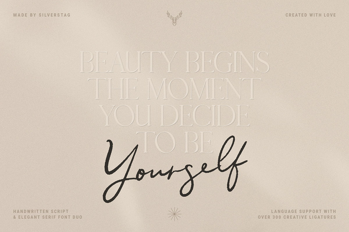 Riverside Lovers - Elegant Font Duo, a Serif Font by SilverStag Type Foundry (Photo 9 of 20)
