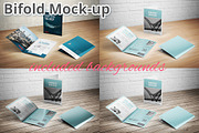 Bifold Brochure Mockup, a Print Template by MockUps Gallery (Thumbnail 3 of 5)