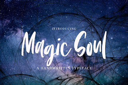 Magic Soul-a hand-written typeface