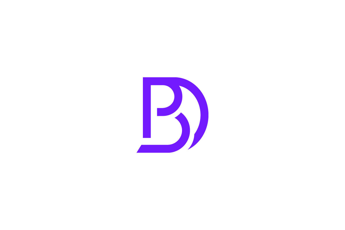 Modern Minimalist BD-Monogram Logo, a Branding & Logo Template by arhabib (Photo 10 of 13)