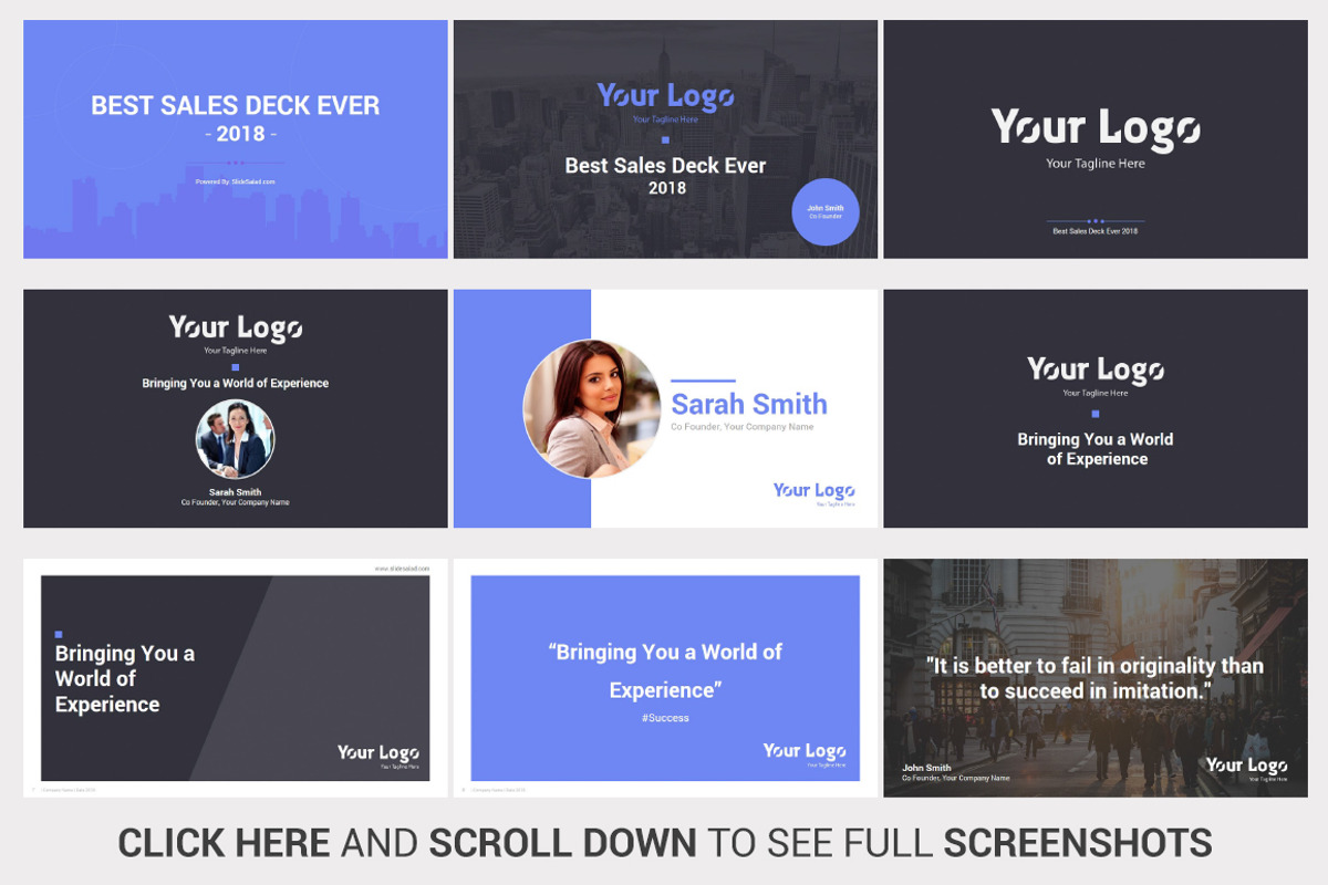 Best Sales Deck PowerPoint Template, a Presentation Template by SlideSalad (Photo 5 of 45)