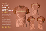 T-Shirt Neck VU Raglan L Mockup, a Shirt Mockup by Nanggroe Scripting (Thumbnail 1 of 9)