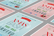 Christmas Invite Flyer, a Flyer Template by SPACECAKE (Thumbnail 1 of 5)