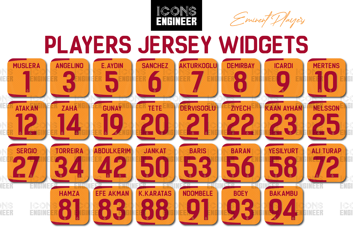 Galatasaray 23/24 Theme Pack | Home, an Icon by IconsEngineer (Photo 3 of 11)