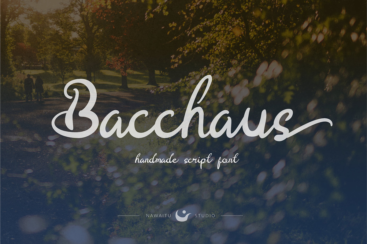 Bacchaus font - Script Fonts