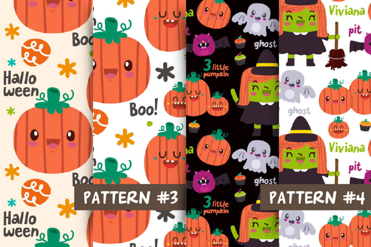 Icons and Patterns//Halloween, a Graphic by himoki (Photo 3 of 8)