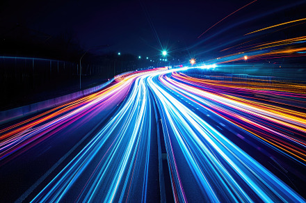 A long exposure photo capturing the, a Photo by Iftikhar Alam