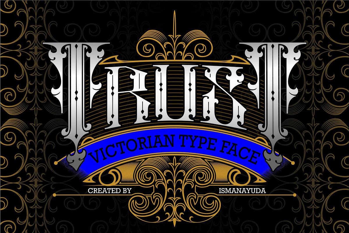 BUNDLE FONT FRAME ORNAMEN, a Blackletter Font by ismanayuda (Photo 18 of 21)