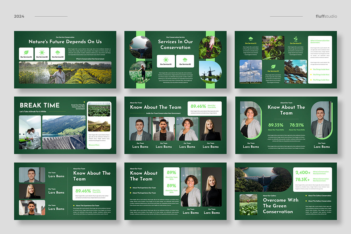Conservation NGO Keynote Template, a Presentation Template by fluffstudio (Photo 3 of 4)