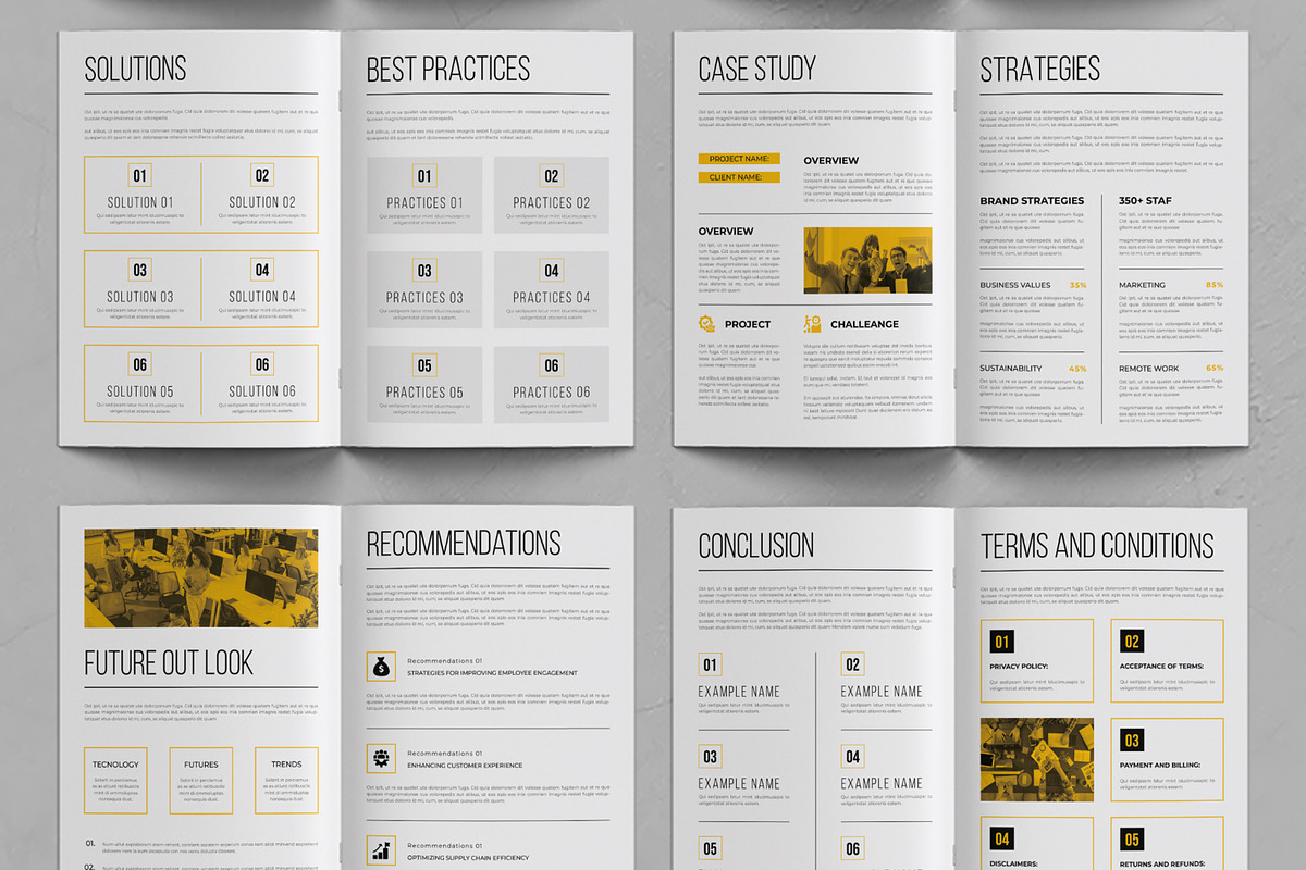 White Paper Template Layout, a Brochure Template by ContestDesign (Photo 3 of 3)