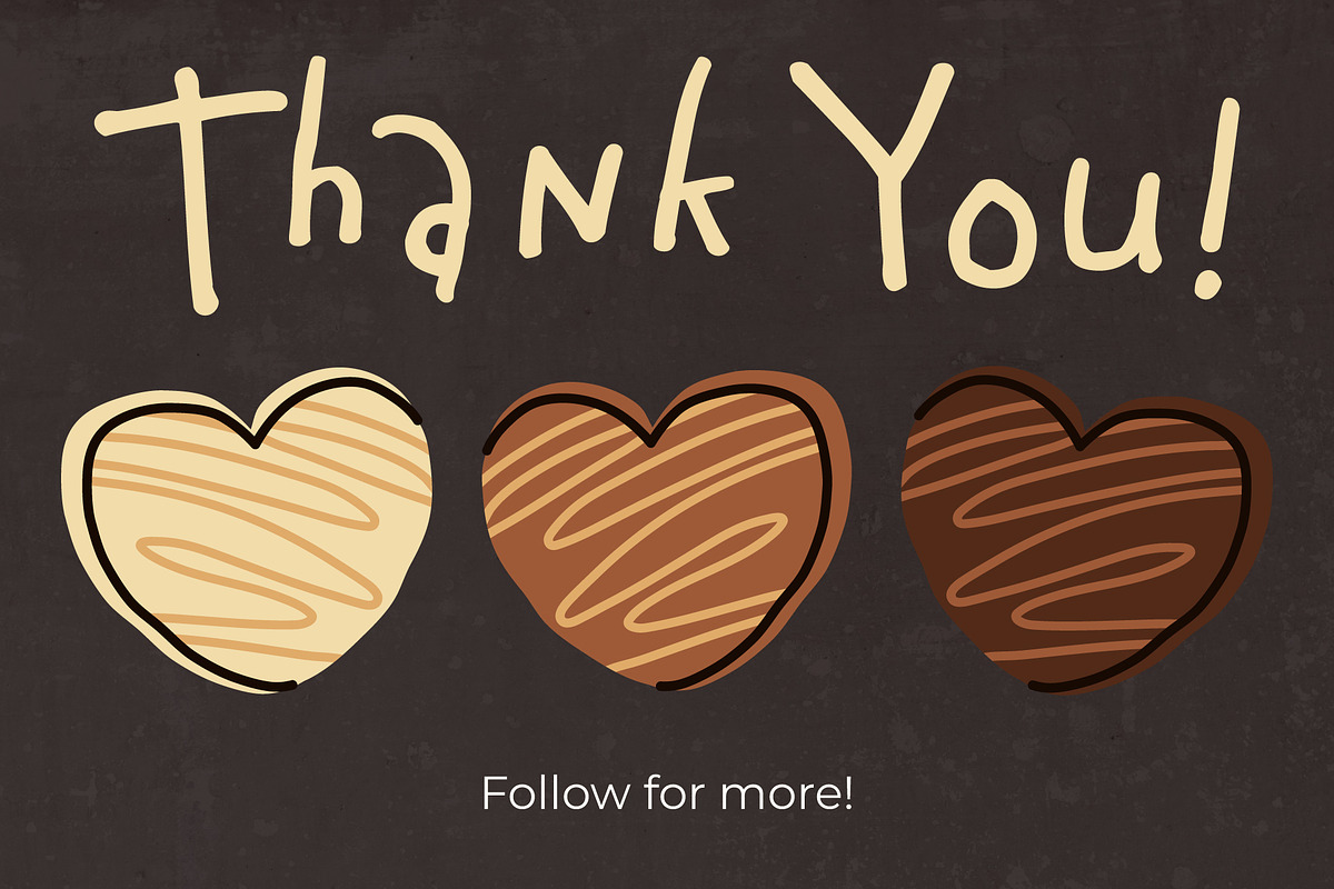 Chocolate & Candies Vector Cliparts, a Food Illustration by Panna Limon Store (Photo 7 of 7)