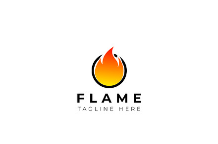 Fire Flames Logo Design preview 2
