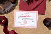 Custom Thank You Card Template, a Business Card Template by Kyuubu Arts (Thumbnail 4 of 5)