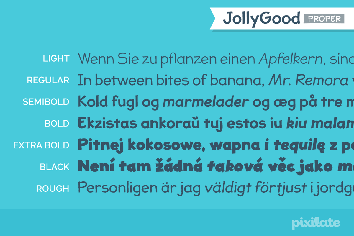 JollyGood Proper- Hand drawn family preview 4