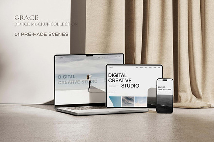 Grace Device Mockup Collection, an iPad Mockup by Mockup Line