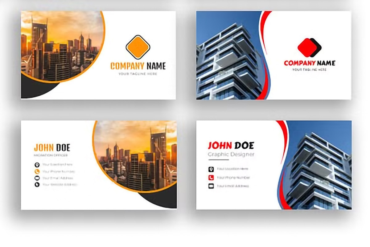 Corporate Business Card Template, a Business Card Template by nandinigraphics (Photo 2 of 3)