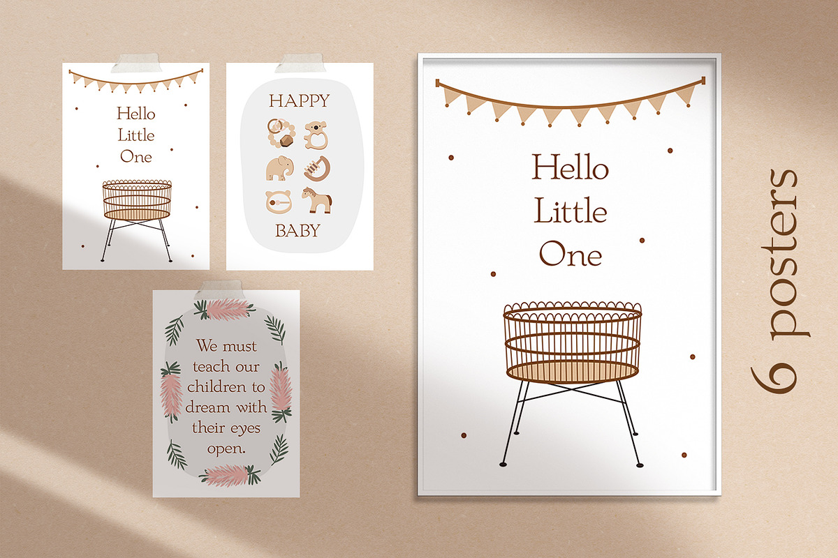 Boho Baby World Clipart, a Decorative Illustration by JT_Design_Art (Photo 8 of 11)