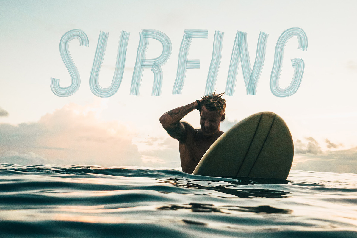 Urban Brush SVG Font, a Font by vladocar (Photo 2 of 8)