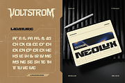 Voltstrom, a Sans Serif Font by Burntilldead (Thumbnail 10 of 12)