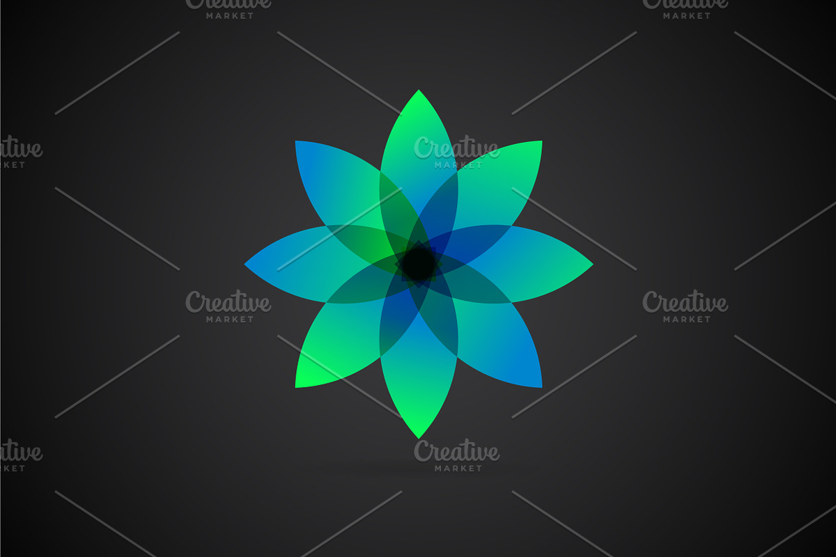 Abstract Flower Logo, a Branding & Logo Template by Luis Muniz (Photo 2 of 2)