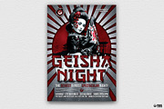 Geisha Night Flyer Template V6, a Flyer Template by ThatsDesignArt (Thumbnail 1 of 7)