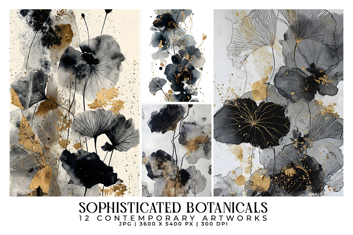 Sophisticated Botanicals, a Decorative Illustration by Digital Art Creations (Photo 2 of 7)