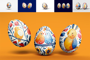 Easter Egg Mockup Generated with AI
