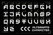 Cypher - Futuristic Font, a Script Font by AQR Studio (Thumbnail 10 of 10)