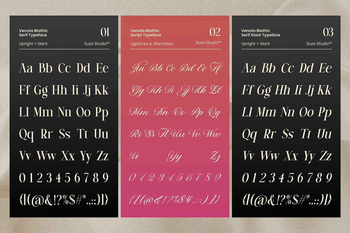 Venota Blathic, a Serif Font by Suza Studio (Photo 12 of 14)