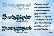 50% OFF Wingman, a Script Font by Fontforecast (Thumbnail 3 of 12)