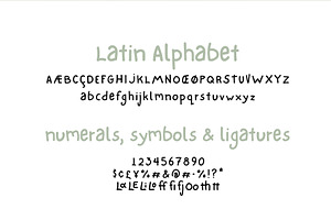 One Little Font Greek / Latin