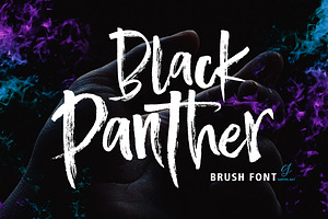 Black Panther, a Script Font by Gatype