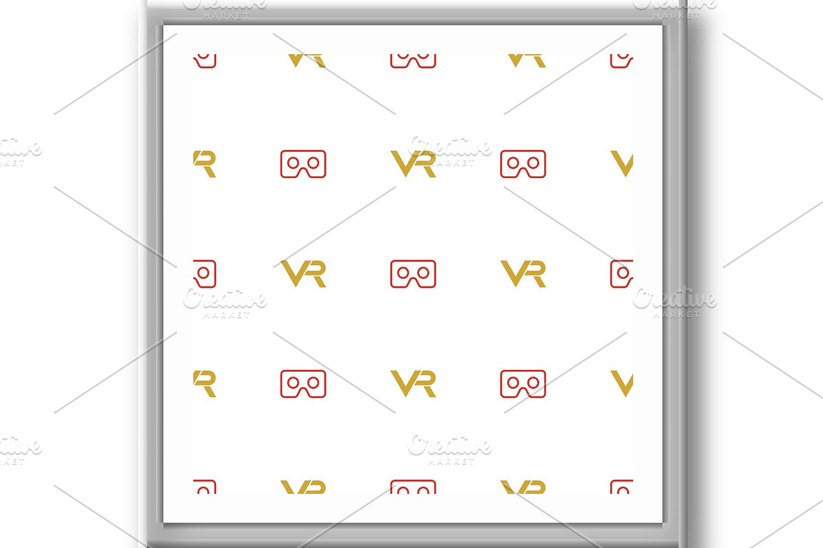 Seamless Vector Pattern. VR Patterns, a Pattern Graphic by FineArtStudio (Photo 2 of 3)