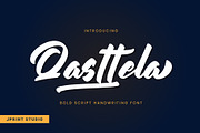 Qasttela Script, a Script Font by JprintStudio (Thumbnail 1 of 5)