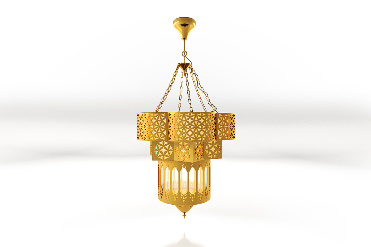 ARAB pendant lamp, a Furniture 3D Model by www.3factory.it (Photo 1 of 7)