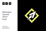 Minimalist Upward Arrow Logo, a Branding & Logo Template by Luxury Logos (Thumbnail 1 of 4)