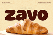 Zavo Sans – A Chunky & Playful Sans, a Sans Serif Font by roomspace creative lab (Thumbnail 1 of 9)