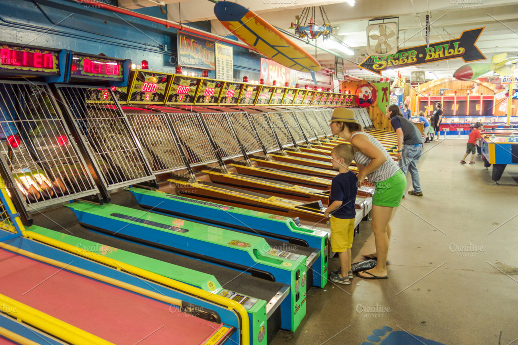 Midway Game: Skee Ball, an Arts & Entertainment Photo by Catchline Studios